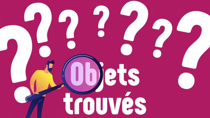 Objets trouvés sur le salon